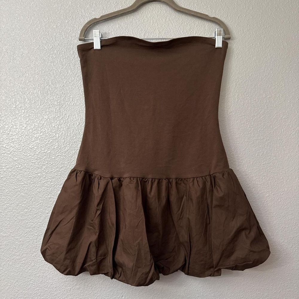 Wild Fable Women's Strapless Mini Babydoll Dress